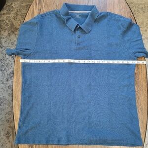 Alfani Blue Short Sleeve Polo Shirt Size Men's XL